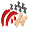 BRIO Ascending Curves Track Pack - Expertly Crafted Railway Expansion | FSC-Certified Beech Wood | Enhances Motor Skills | Perfect for Kids Aged 3+ view 1