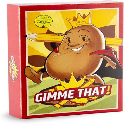 Gimme That! by The Creators of Taco Cat Goat Cheese Pizza, Family Party Game 3 to 8 Players, Ages 8+, 1 Minute to Learn and Ridiculously Fun to Play!