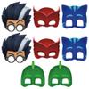Unique Assorted Colors PJ Masks Party Masks (8 Count) - Ideal for Themed Parties & Superhero Fans view 1