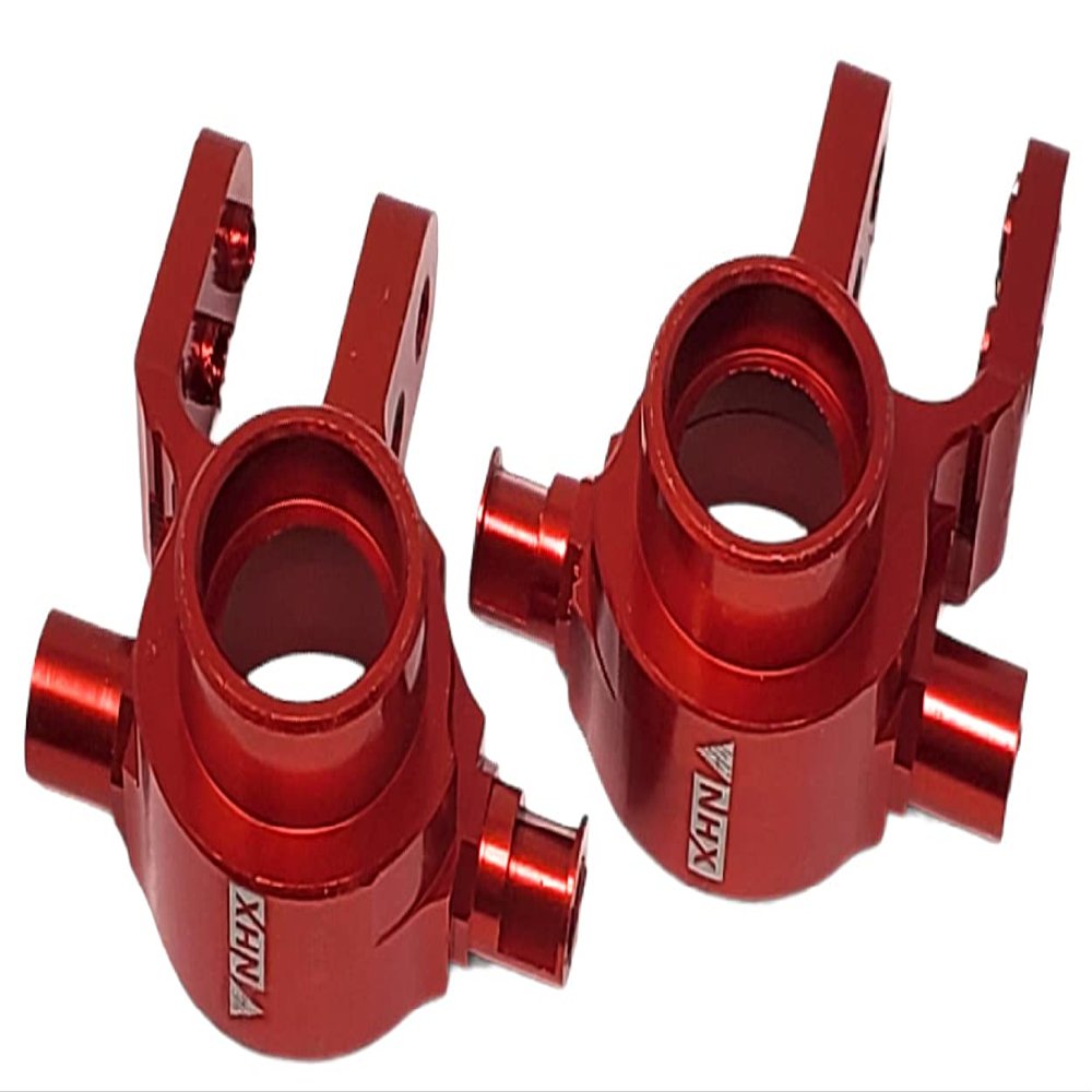 NHX RC Aluminum Steering Blocks : Slash 4x4 Stampede 4x4 Red