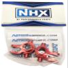 NHX RC Aluminum Steering Blocks : Slash 4x4 Stampede 4x4 Red view 2