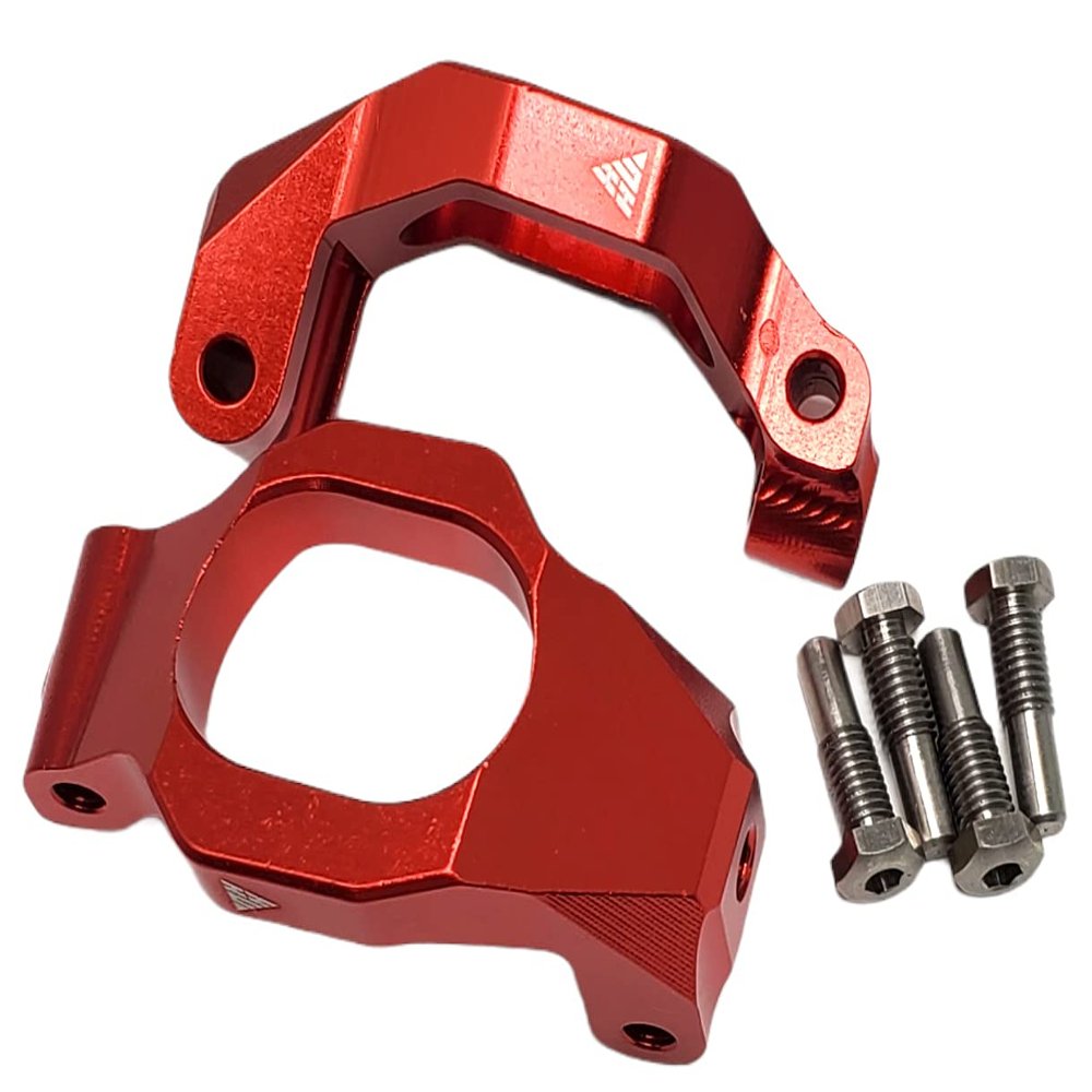 NHX Aluminum Spindle Carrier/C-Hub- Red for 1/10 MAXX