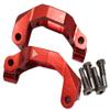 NHX Aluminum Spindle Carrier/C-Hub- Red for 1/10 MAXX view 2