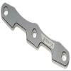 NHX RC Aluminum Rear Arms Brace Silver Slash 4x4 view 1