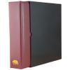 Ursae Minoris Estate Library Deluxe 4 Q-Ring Large Format Binder for Coins, Trading Cards, Stamps, Currency, Bank Notes, Documents, and Other Collectibles - Burgundy with Black Slipcase view 1