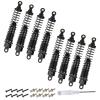 Newzoll 8Pcs Black RC Shock Absorbers Oil Aluminum Alloy Shock Spring Absorber Dampers Set Upgrade Parts for 1/10 RC Car HSP 94111 94188 view 1