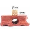 Square 15MM Copper 6-Sided Game Dice 10pcs Set Brass Dices Manual Polishing Solid Brass Entertainment Accessories Casino Dice view 2
