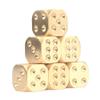 Square 15MM Copper 6-Sided Game Dice 10pcs Set Brass Dices Manual Polishing Solid Brass Entertainment Accessories Casino Dice view 3