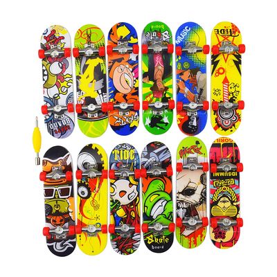 Sea Jump 12PCS Finger Scooter, Intellectual Toys, Creative Fingertip Alloy Finger Sports Toys, Novelty Gifts