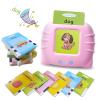 Toddler Talking Flash Cards for 1 2 3 4 5 Year Old Boys and Girls - Language Sensory Learning Device with 224 Sight Words - Montessori,Pocket Speech Therapy,Autism Toys,Christmas Birthday Gift - Pink view 1