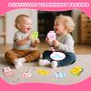 Toddler Talking Flash Cards for 1 2 3 4 5 Year Old Boys and Girls - Language Sensory Learning Device with 224 Sight Words - Montessori,Pocket Speech Therapy,Autism Toys,Christmas Birthday Gift - Pink view 3
