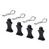 AIMROCK RC Body Clips R Pins 30-Degree Angle RC Clips with Pull Tabs for 1/10 1/12 Traxxas Arrma Axial Losi HPI RC Car Crawler Truck Buggy (Black) view 2