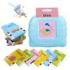 Toddler Talking Flash Cards for 1 2 3 4 5 Year Old Boys and Girls - Language Sensory Learning Device with 224 Sight Words - Montessori,Pocket Speech Therapy,Autism Toys,Christmas Birthday Gift - Blue view 1