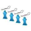 AIMROCK RC Body Clips R Pins 30-Degree Angle RC Clips with Pull Tabs for 1/10 1/12 Traxxas Arrma Axial Losi HPI RC Car Crawler Truck Buggy (Blue) view 2