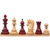 4.3" Napoleon Luxury Staunton Chess Pieces Only Set - Triple Weight Bud Rosewood view 1