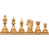 4.3" Napoleon Luxury Staunton Chess Pieces Only Set - Triple Weight Bud Rosewood view 2