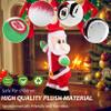 Gfilay Dancing Santa Claus, 14" Santa Doll Animated Christmas Toys Singing Spanish Song Xmas Santa Toys for Kids view 3