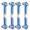 VGEBY Steering Linkage Rod, 4Pcs RC Car Metal Linkage Arm Aluminum Alloy RC Upgrade Parts Fit for 94122 1/10 Car(Blue) Car Model Accessory view 1