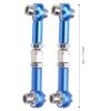 VGEBY Steering Linkage Rod, 4Pcs RC Car Metal Linkage Arm Aluminum Alloy RC Upgrade Parts Fit for 94122 1/10 Car(Blue) Car Model Accessory view 3