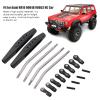 Dilwe RC Rear Trailing Arms, Metal Remote Control Truck Rear Trailing Arms with Link Rod Linkage Accessory Compatible with Axial RR10 90048 90053 Car RC Accessories(Black) view 3