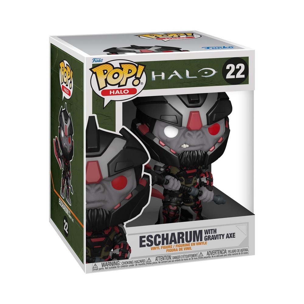 Funko POP Super: Halo Infinite - Escharum with Axe,Multicolor,6.5 inches,59339