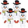 Christmas Snowman Inflate Outdoor Yard Decorations, Christmas Party Blow Up, Birthday Parties, Winter Fun, 24" (4-Pack) view 1