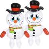 Christmas Snowman Inflate Outdoor Yard Decorations, Christmas Party Blow Up, Birthday Parties, Winter Fun, 24" (4-Pack) view 2