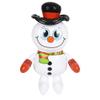 Christmas Snowman Inflate Outdoor Yard Decorations, Christmas Party Blow Up, Birthday Parties, Winter Fun, 24" (4-Pack) view 3