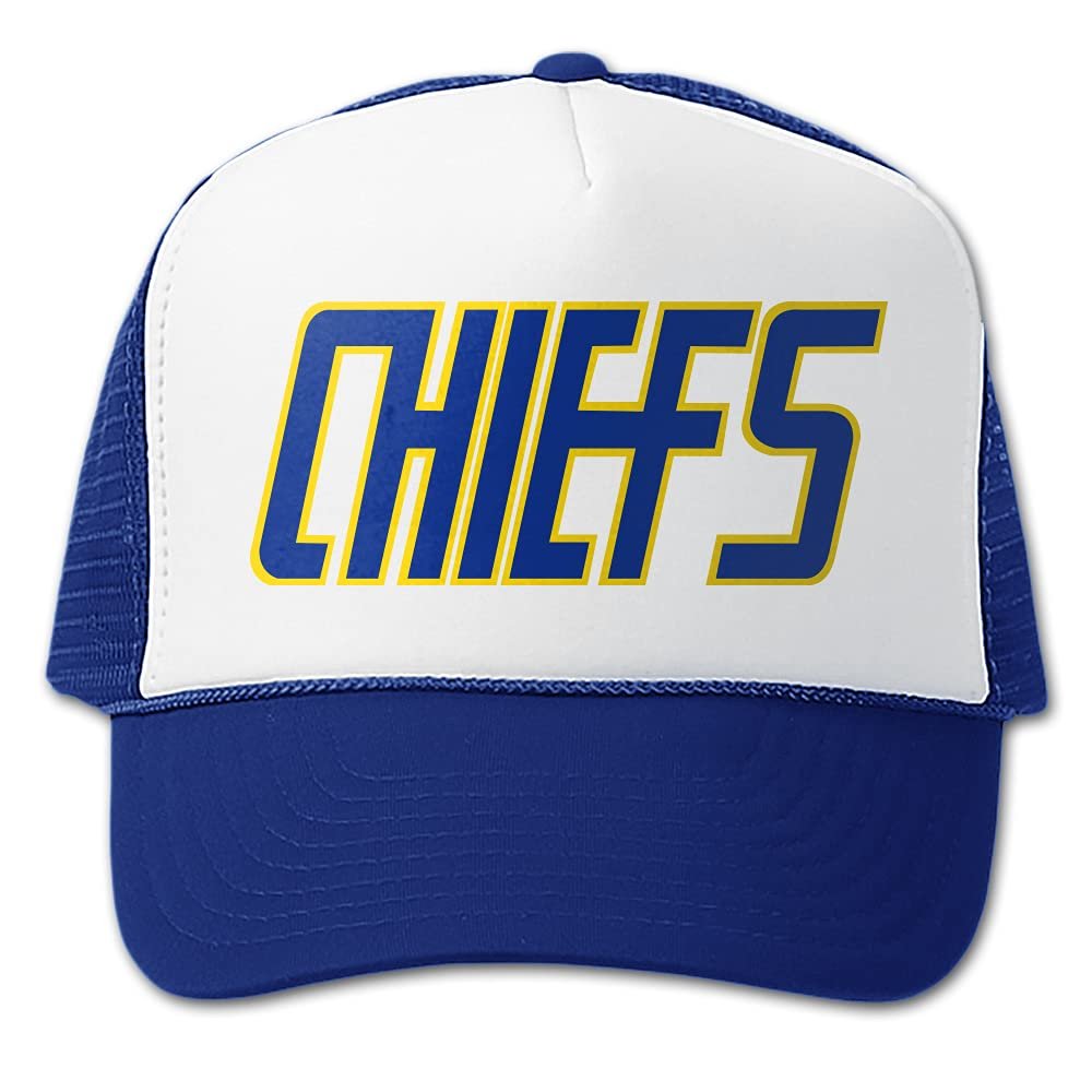 Slap Shot Hat 70s Retro Movie Charlestown Chiefs Classic Trucker Hats Sports Gift for Hockey Player