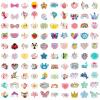 SOTOGO 100 Pieces Little Girl Rings Jewelry Rings Girl Pretend Play Ring and Dress up Ring, Little Girls Gift view 1