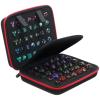 Aoriher 1 Pcs Dice Case with Removable Slotted Tray for Storage Game Storage Case Dice Holder Holds up to 70/10 Sets (Red) view 1