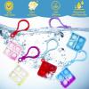 100 Pack Square Pop Fidget Keychain Pop Fidget Toys Bulk Party Favors for Kids 4-8,8-12 Years, Goodies Bag Stuffers Bulk, Gift for Kids, Boys, Girls view 4