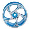 LAFEINA Aluminum Alloy Wheel Rim for 1:10 RC Drift On-Road Racing Touring Car HSP Redcat HPI Himoto Kyosho Sakura Tamiya (D Blue) view 2