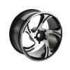 LAFEINA Aluminum Alloy Wheel Rim for 1:10 RC Drift On-Road Racing Touring Car HSP Redcat HPI Himoto Kyosho Sakura Tamiya (D Black) view 1