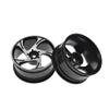 LAFEINA Aluminum Alloy Wheel Rim for 1:10 RC Drift On-Road Racing Touring Car HSP Redcat HPI Himoto Kyosho Sakura Tamiya (D Black) view 3