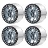 RC-Hub 4Pcs 2.2" Beadlock Wheels Rims Extended Width 35mm for 1/10 Axial Wraith 90048 RR10 RC Crawler Car (Titanium+Black) view 2