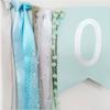Birthday Decoration for Baby 1st Birthday High Chair Banner Theme Party Supplies Photo Props Gift for Baby Girls Boys (Blue) view 2