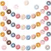 Chinco 4 Pcs Donut Birthday Party Banners Donut Decorations Doughnut Grow Party Supplies Hanging Swirl Paper Cutouts Garland Kit for Birthday Baby Shower Gender Reveal Christmas New Year Favors view 1