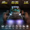 2995 Remote Control Truck 1:12 Scale RC Buggy 550 Motor Upgrade Version 42KM/H High Speed RC Cars, Electric Powered 4X4 Off-Road RC Trucks RTR Ideal Hobby for Kids& Adults 40+ Min Play view 3