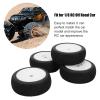 4Pcs RC Front Rear Rims and Tires Wear- 17mm Hex RC Wheels for 1/8 RC Off Road Car RC Tyres(white) Model Car Accessories view 4