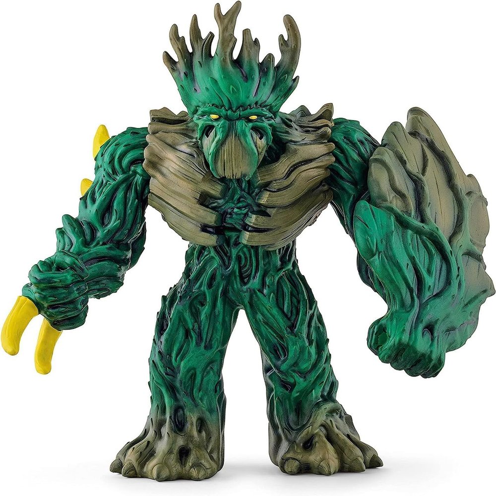 schleich Eldrador Creatures - 6 Jungle Emperor Action Figure with Movable Arms and Shield - Tree Beast Toy with Rotating Head - Large Fantasy Monster Figurine for Battle Play - Kids 7+ | 70151