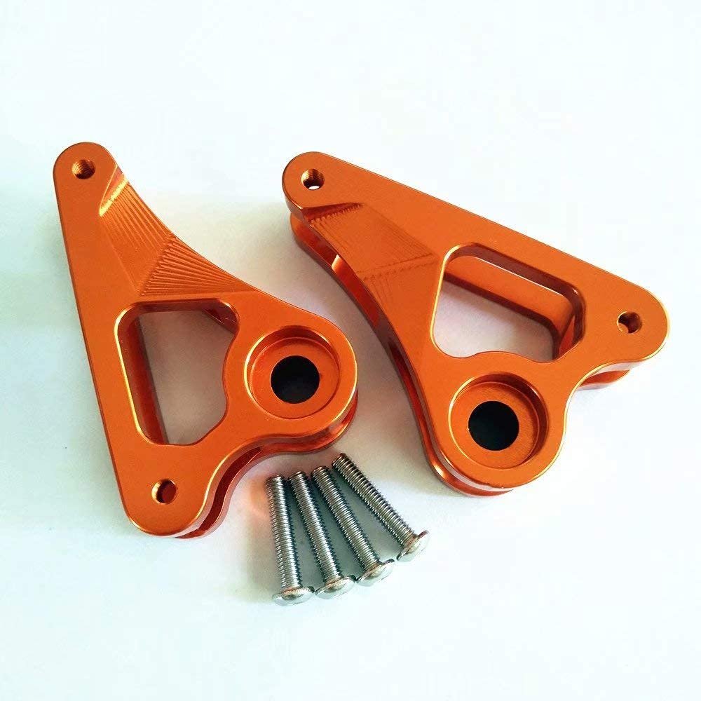 2pcs Aluminum Front Rocker Arm Progressive-2 (90-T) Orange for Traxxas Revo E-Revo 2.0 vxl Summit Slayer Pro4X4 5358