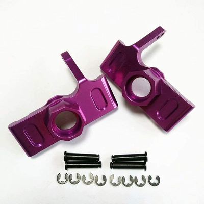 2pcs Aluminum Axle Carriers Knuckle Arm Purple for 1/8 RC HPI Savage X XL 21 25 SS 4.6 5.9 Flux 85048
