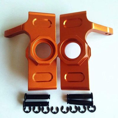 2pcs Aluminum Axle Carriers Knuckle Arm Orange for 1/8 RC HPI Savage X XL 21 25 SS 4.6 5.9 Flux 85048
