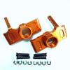 2pcs Aluminum Axle Carriers Knuckle Arm Orange for 1/8 RC HPI Savage X XL 21 25 SS 4.6 5.9 Flux 85048 view 4