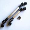 2pcs Heavy Duty Steel + Aluminum Drive Shaft Silver for Axial SCX10 II AX90046 view 1