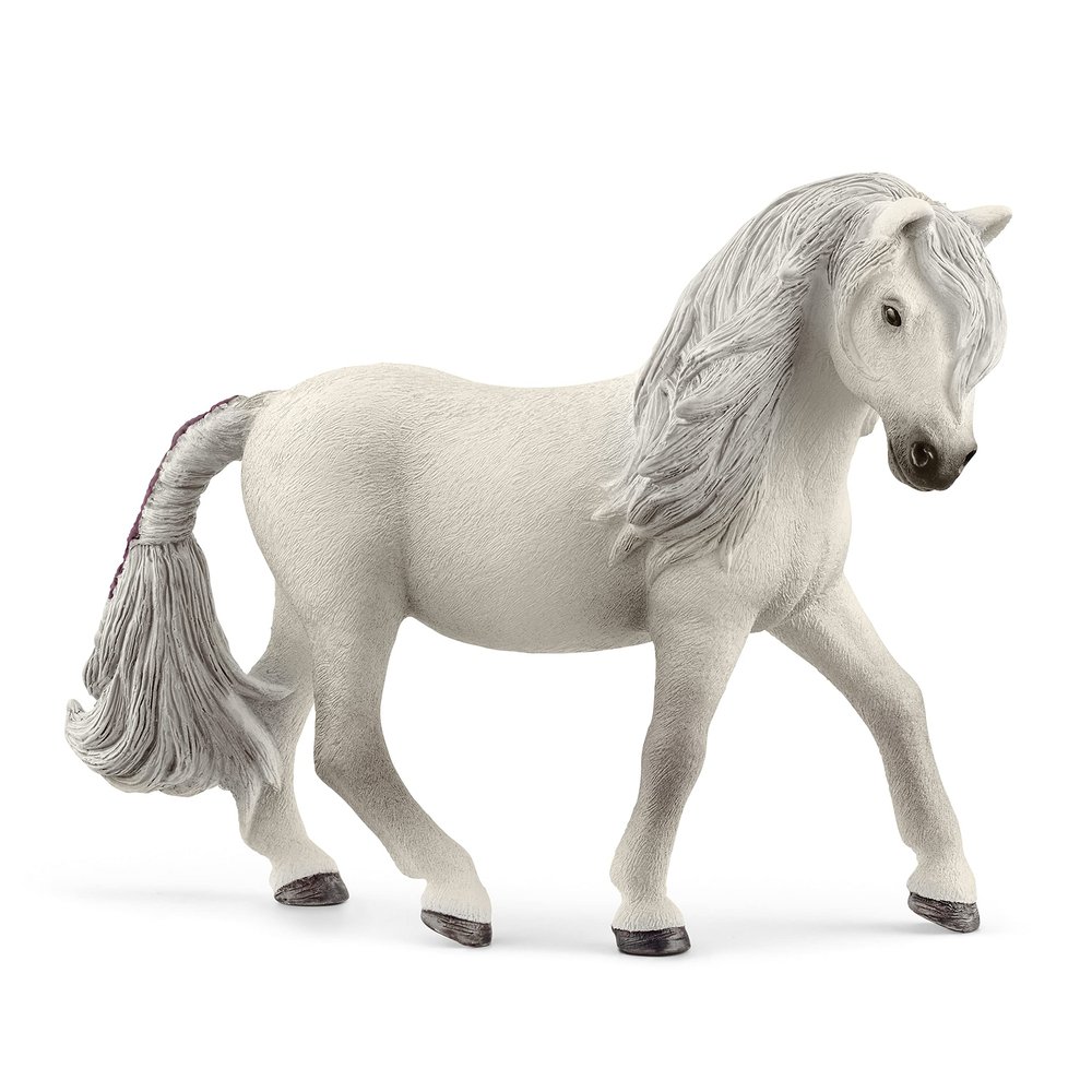 Schleich Horse Club Realistic Island Pony Mare Horse Figurine - Island Pony Mare Horse Action Figure Toy for Boys and Girls, for Kids Ages 5+