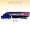 ArtCreativity Semi Truck Toys for Boys, Set of 2, Pull Back Truck Toys for Kids in Red & Blue, Trailer Trucks for Hours of Pretend Play, Unique Toy Car Party Decorations and Boys Room Decor view 3