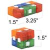 ArtCreativity Flip Cubes for Kids, Set of 4, Fidgeting Cubes for Fun and Relaxation, Stress Relief Toys for Kids and Adults, Portable Fidget Cube Set, Party Favors and Stocking Stuffers view 3