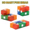 ArtCreativity Flip Cubes for Kids, Set of 4, Fidgeting Cubes for Fun and Relaxation, Stress Relief Toys for Kids and Adults, Portable Fidget Cube Set, Party Favors and Stocking Stuffers view 4